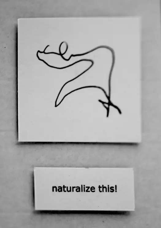 *** this! Series of conceptual drawings on paper - naturalize this!