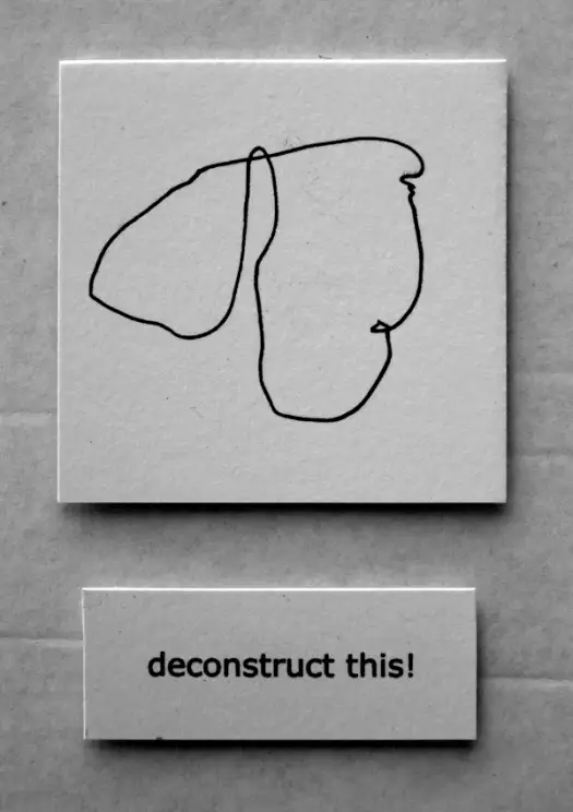 *** this! Series of conceptual drawings on paper - deconstruct this!