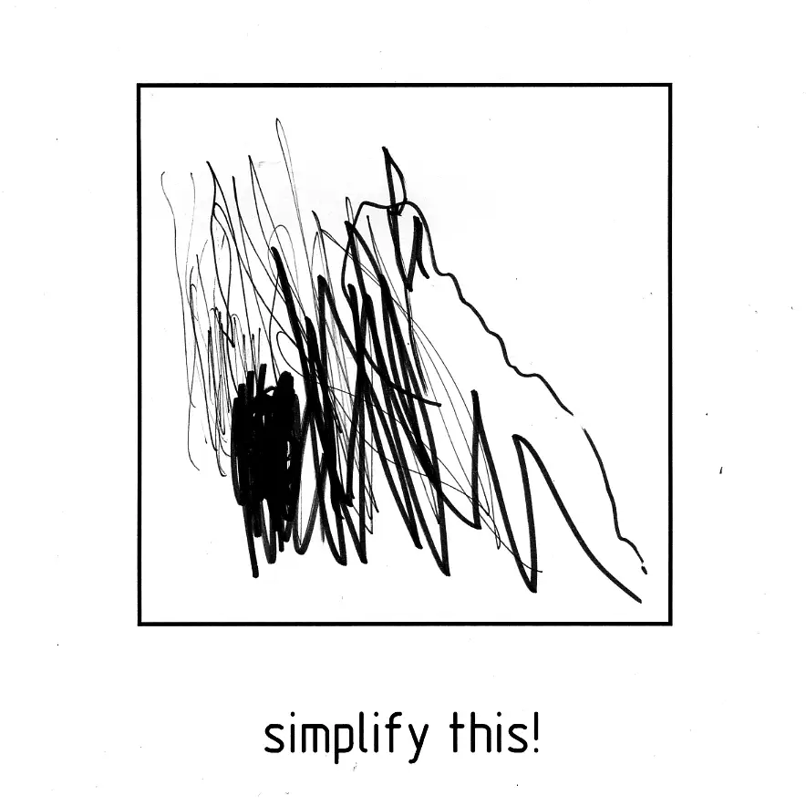 *** this! Serie von konzeptionelle Zeichnungen auf Papier - simplify this!